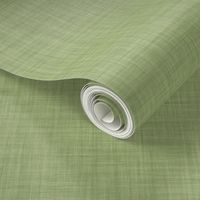 Faux Linen Jade Green Solid - Green Solid Linen Texture - Avocado Green