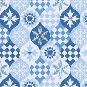 Blue winter quilt 4-28