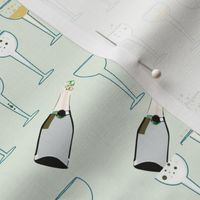 Champagne Celebration (light green)