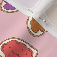 Breakfast Time Seamless Surface Pattern in Pink