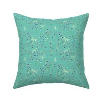 Dragonfly Dots - Turquoise