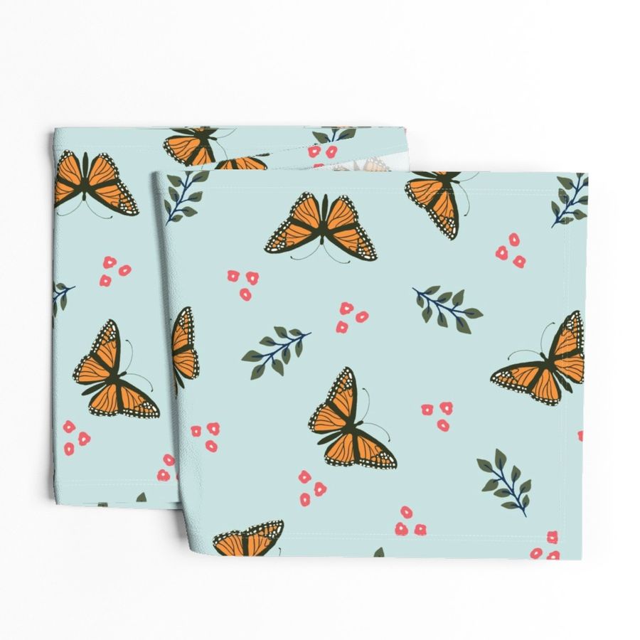 Monarch Butterflies in the Garden | Large