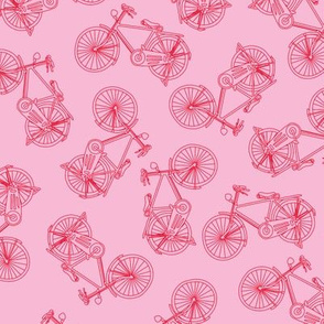 Bikes Red Pink
