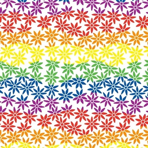 Rainbow Pride Flag Floral