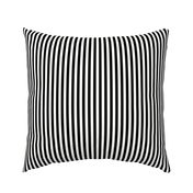 3/8" Black & White Vertical Stripe: Candy Stripe, Basic Stripe, Cabana Stripe