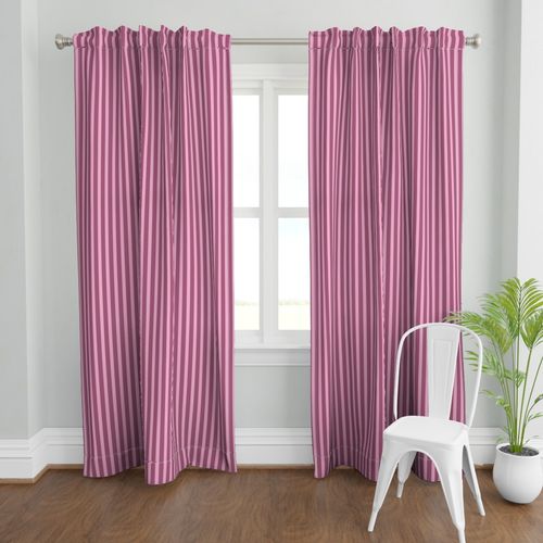 Geometric Dusky Rose Red Violet & Lilac Sachet Vertical Stripes