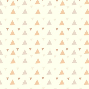 Triangles - cream