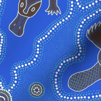 Dreamtime Platypus (Zoom in for detail)