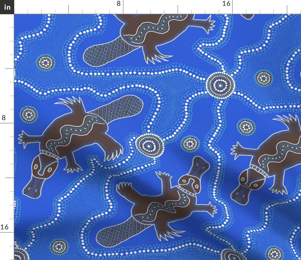 Dreamtime Platypus (Zoom in for detail)