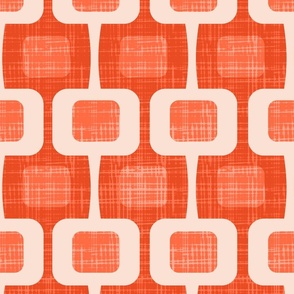 Retro Squares Orange