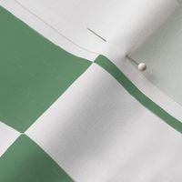 Sage Green And White Off Stripes Hand Drawn Simple Minimalist Checkered Checks 8x8