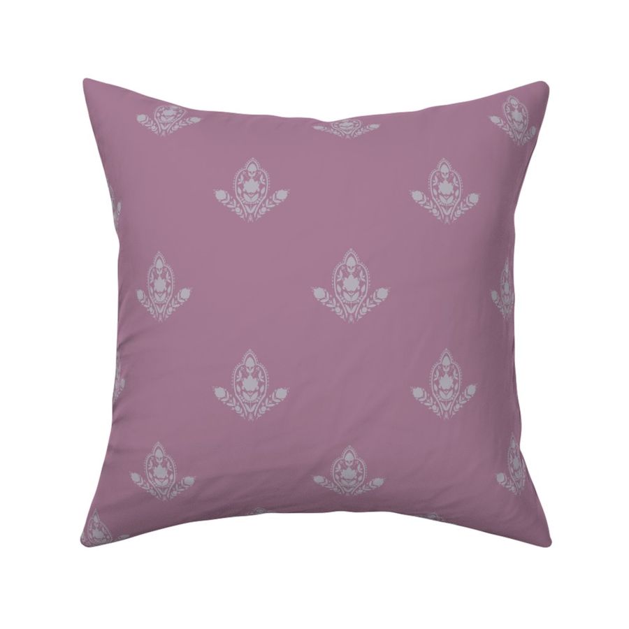 Pastel Pink Floral Motif Pattern