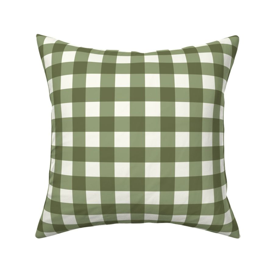 Sage Green and Cream Plaid 1” blocks