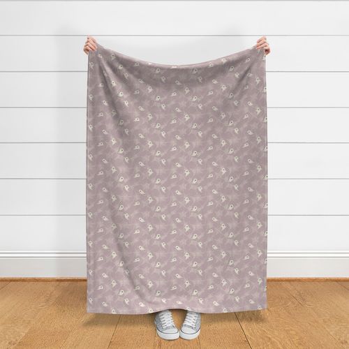 small - Cute Boo Ghosts - Boho Halloween Lilac