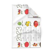 2023 tea towel calendar - tomato varieties 