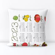 2023 tea towel calendar - tomato varieties 