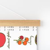 2023 tea towel calendar - tomato varieties 