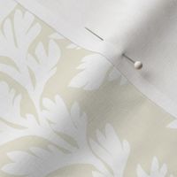 Marine Flora – White on Cream