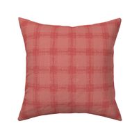 Textured rustic rose farmhouse plaid - large scale