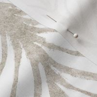 organic leaf - white on neutral VII - delicate abstract botanical texture