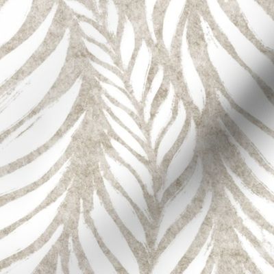 organic leaf - white on neutral VII - delicate abstract botanical texture