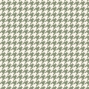 Houndstooth - Retro Christmas Green