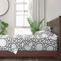 Bamboo Trellis-Black-Large