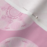 Small Dusky Rose Preppy In Pink Polka Dots