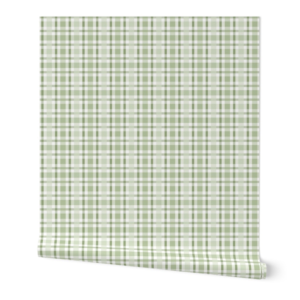 Maeve Plaid medium: Leaf Green Summer Plaid