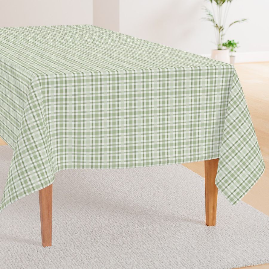 Maeve Plaid medium: Leaf Green Summer Plaid