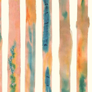 Watercolour Stripe