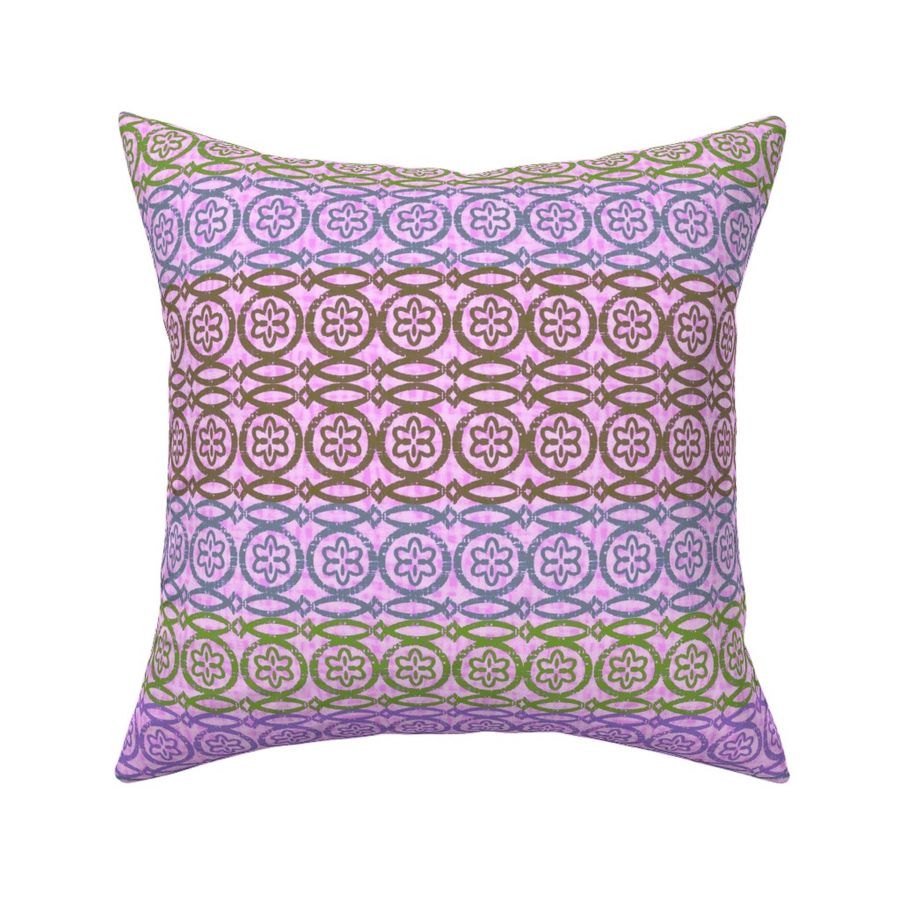 Preppy Frills Floral Stamp Stripe (lavender) (large)