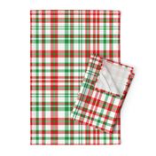 Strawberry Plaid - Red, Green, White Plaid