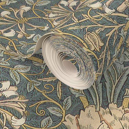 William Morris ~ Honeysuckle Wallpaper | Spoonflower