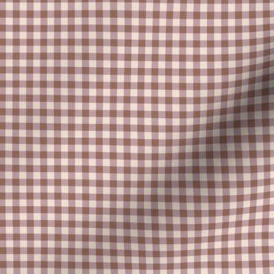 SUMMER GINGHAM DUSTY PINK 2 INCH REPEAT