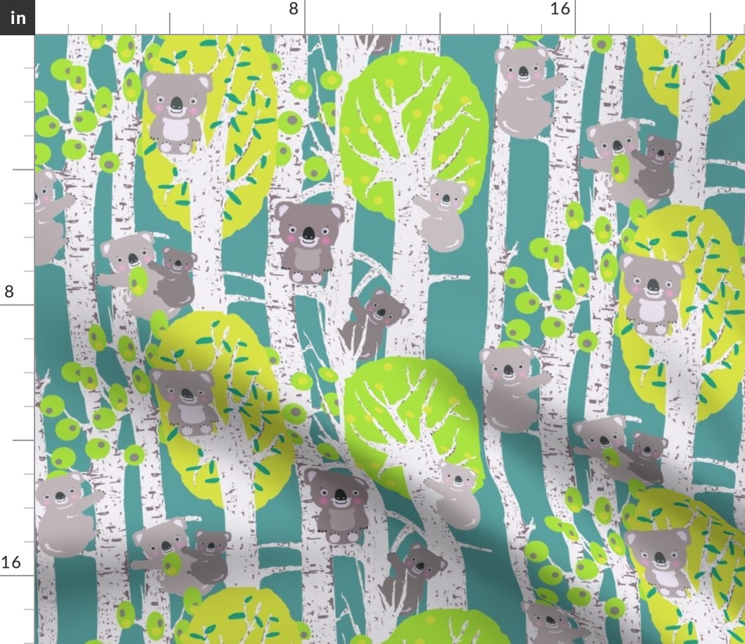 koalas in the trees