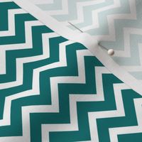 teal chevron