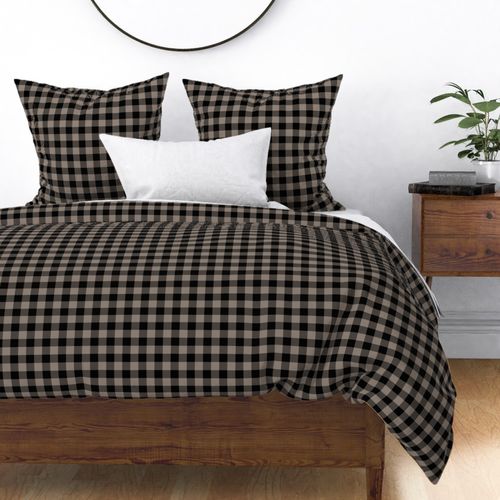 Buffalo Plaid (1”) Black + Putty