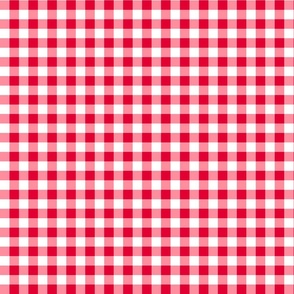 Gingham - Cherry Red