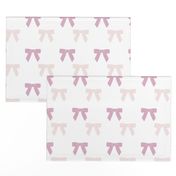 Preppy coquette bows white