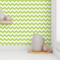 Zig Zag Chevron Apple Green