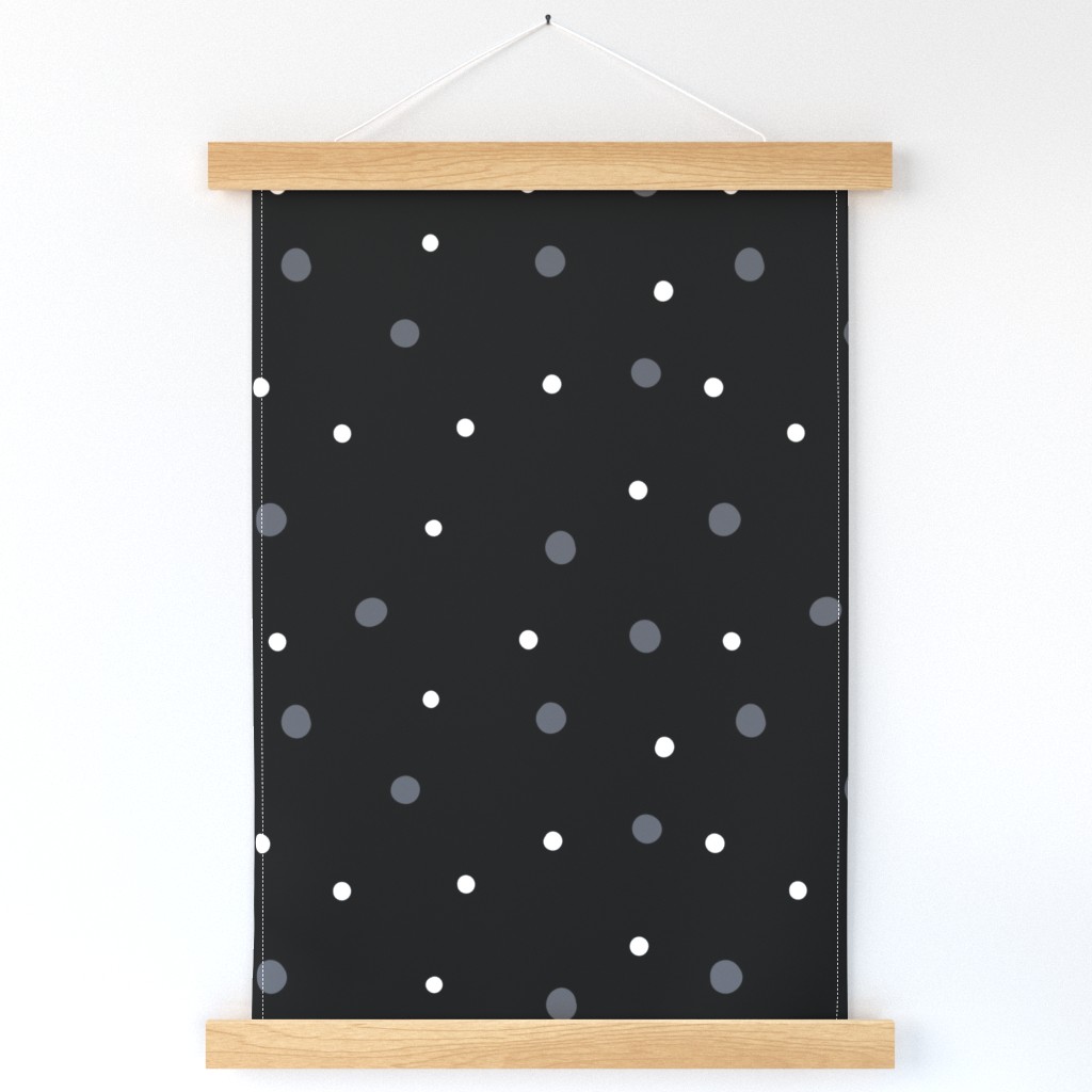 Medium - White Polka Dot Design