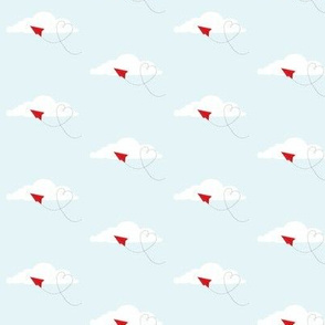 paper airplane love