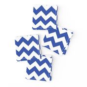 Zig Zag Chevron Blue