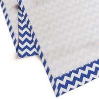 Zig Zag Chevron Blue