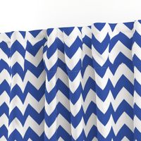 Zig Zag Chevron Blue