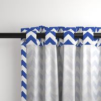 Zig Zag Chevron Blue