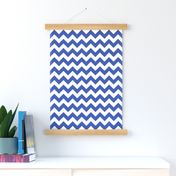 Zig Zag Chevron Blue