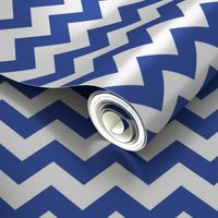 Zig Zag Chevron Blue