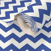 Zig Zag Chevron Blue